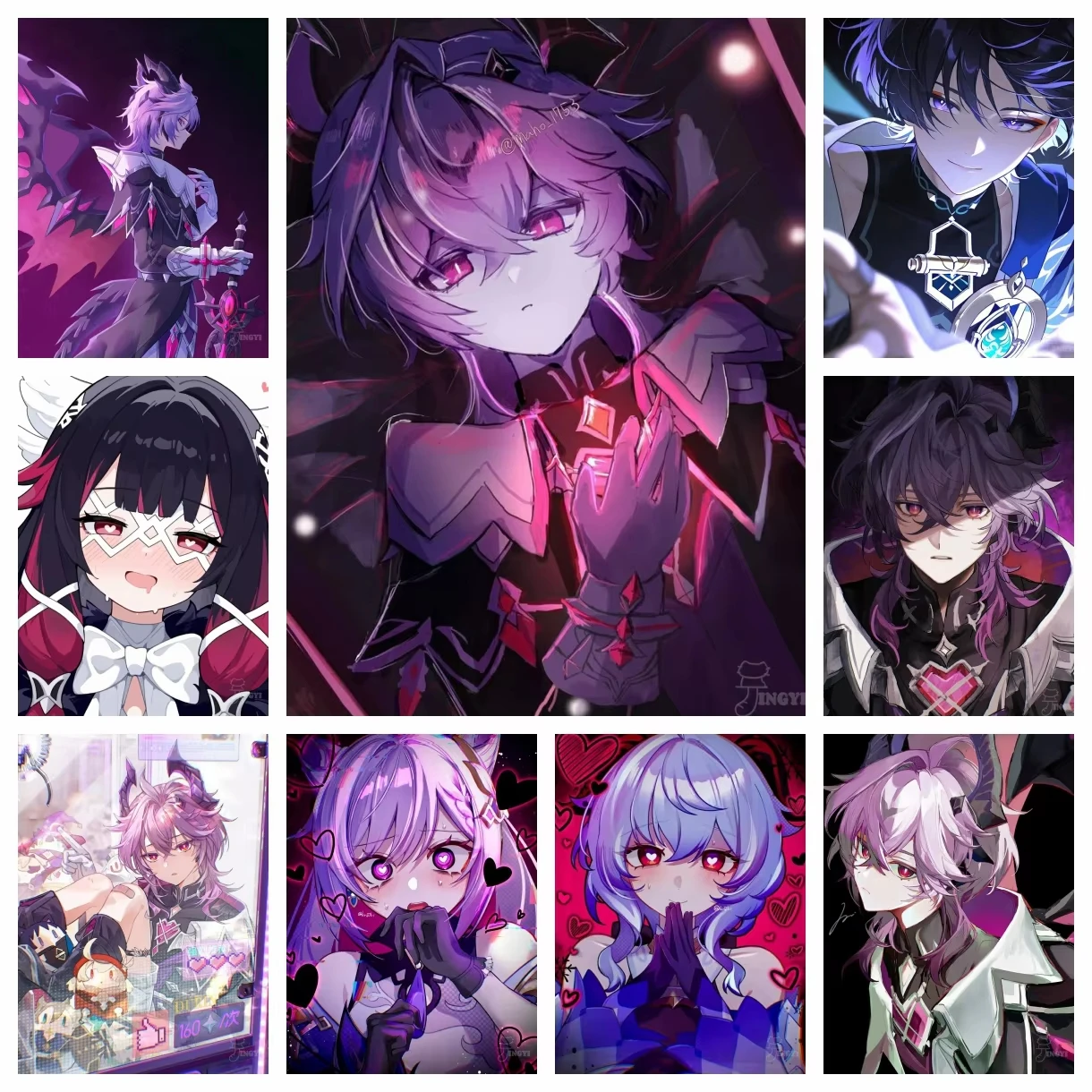 Photo Mosaic Print - 2026 New Game Genshin Impact Character