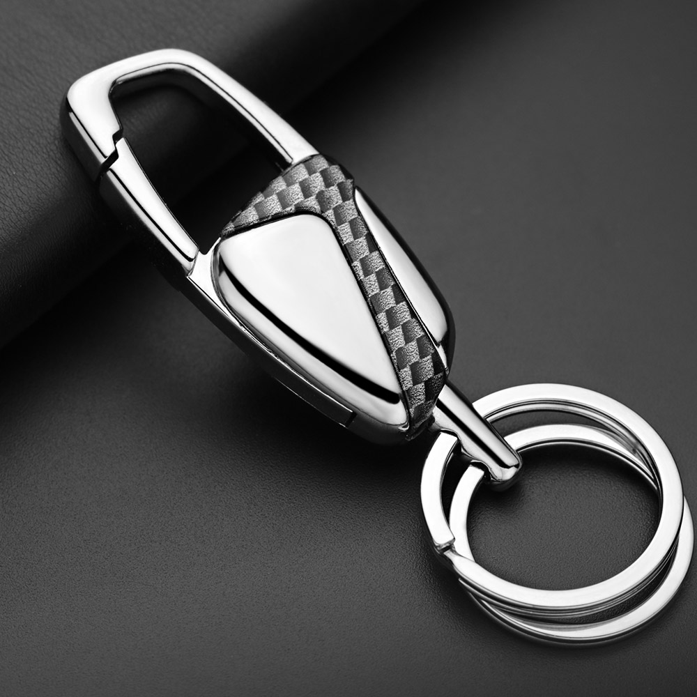 Personalized Keyring Double Sw - Initial Ring Custom ulasan dan harga