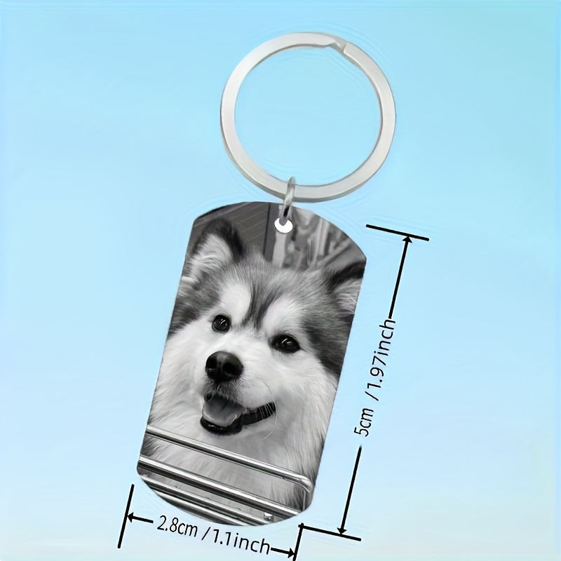 Custom Photo Keychain Personal - Initial Ring Custom ulasan dan harga