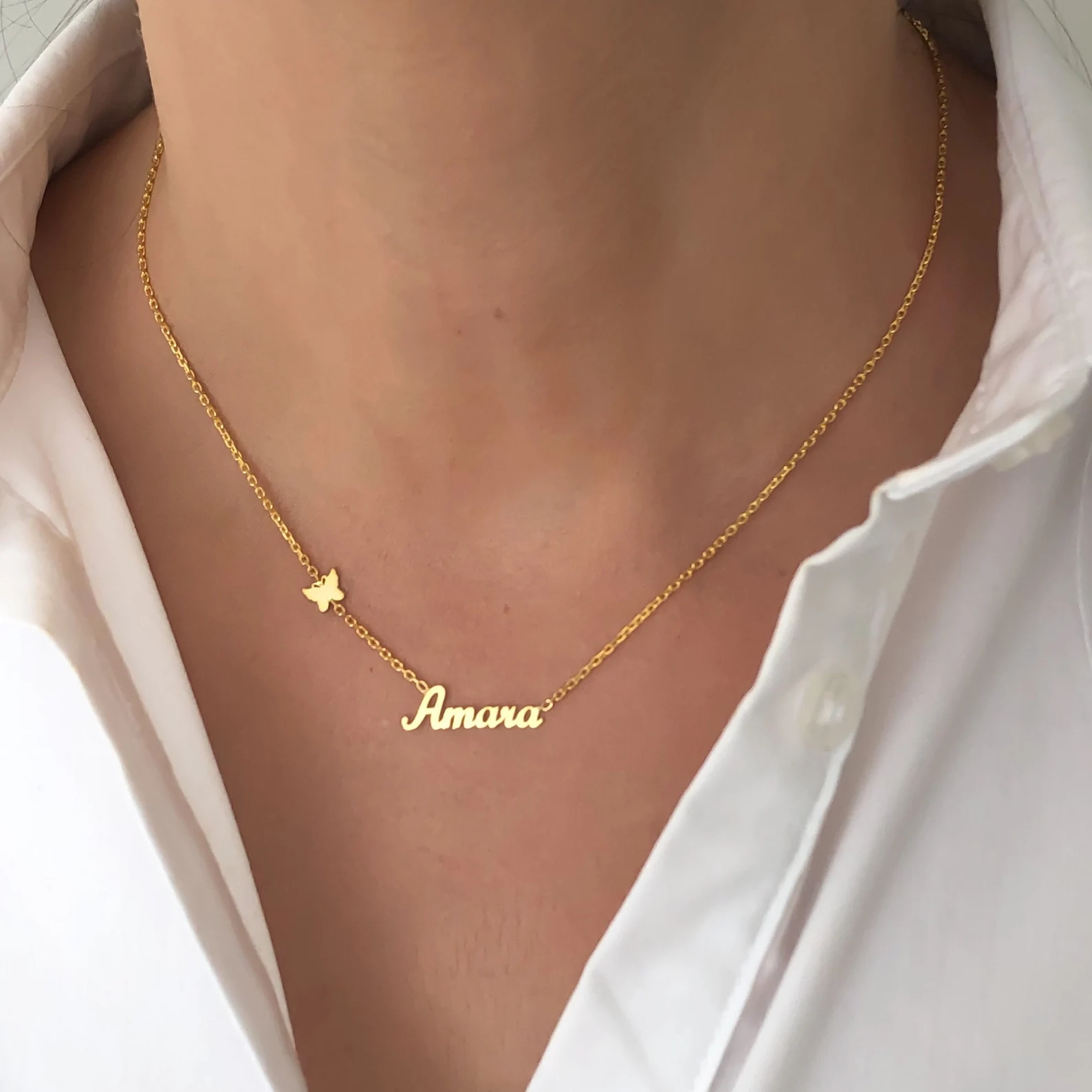 Personalized Customized Butter - Birth Flower Necklace ulasan dan harga