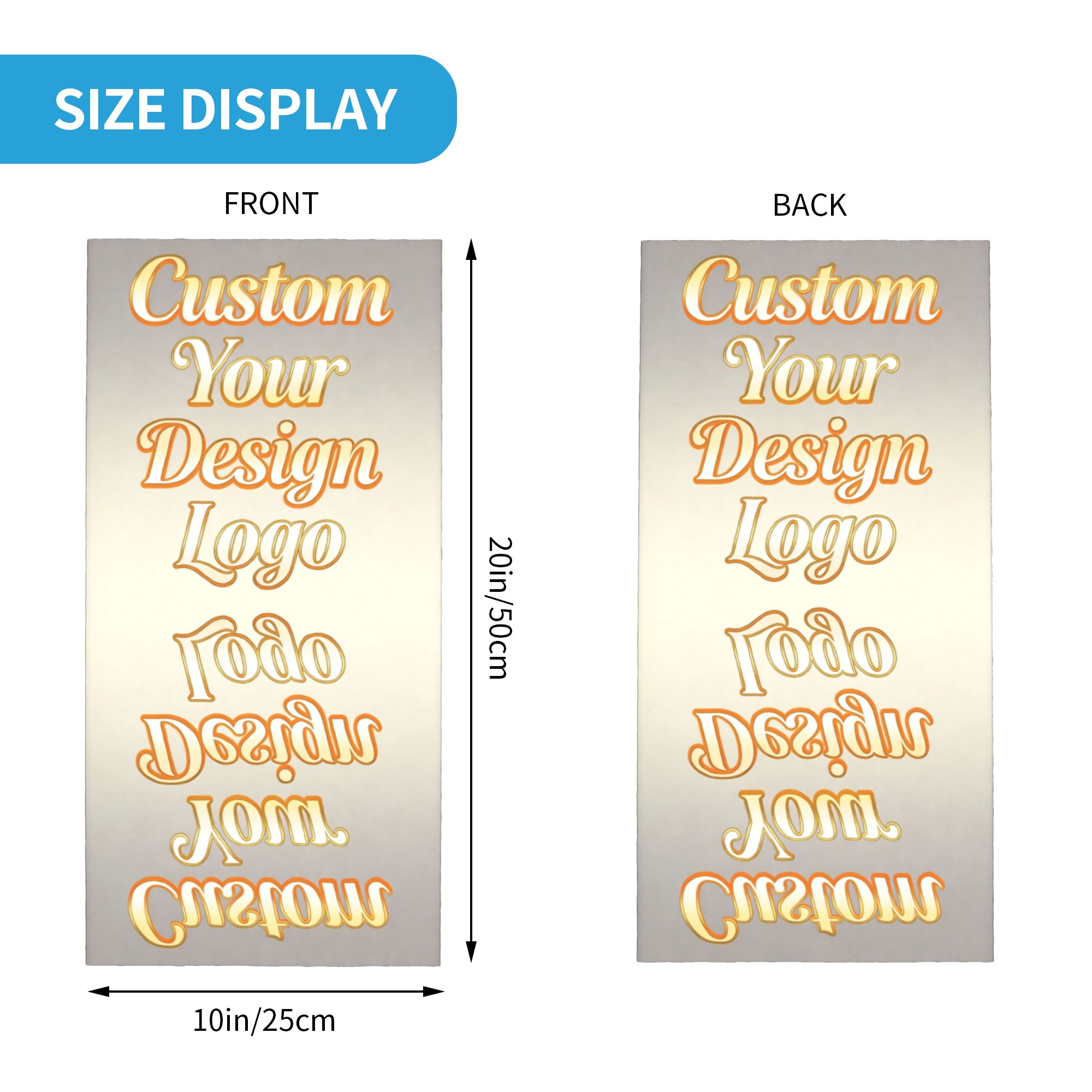 Custom Your Photo Name Bandana - Initial Ring Custom ulasan dan harga