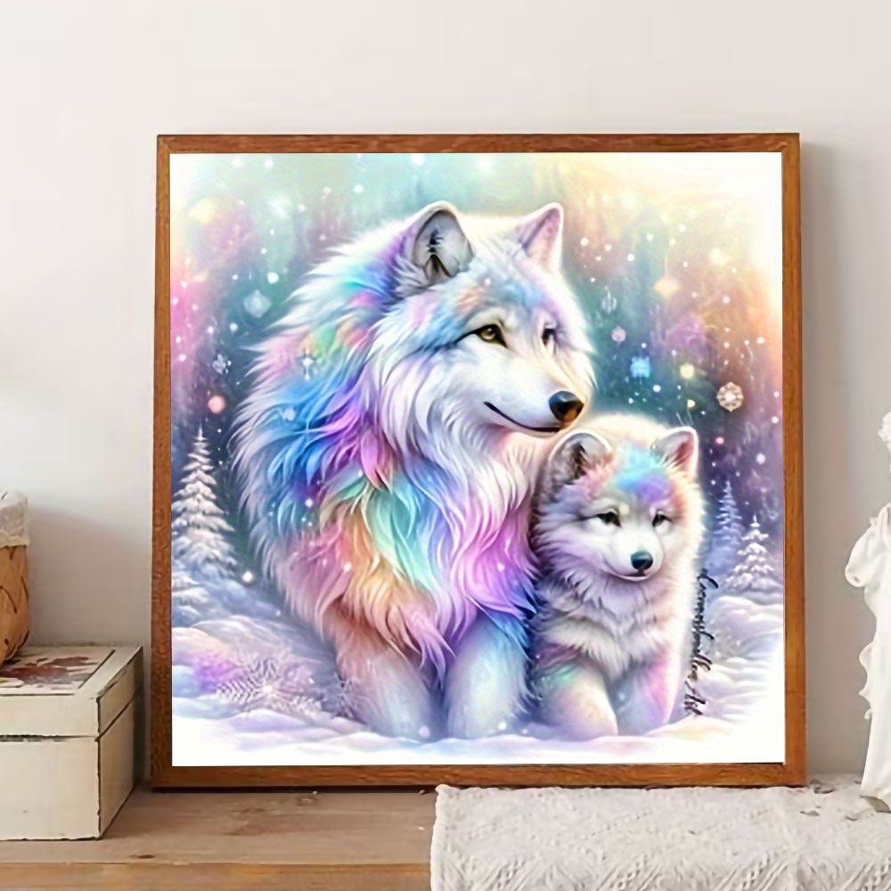 Animal Diamond Painting Comple - Photo Mosaic Print ulasan dan harga