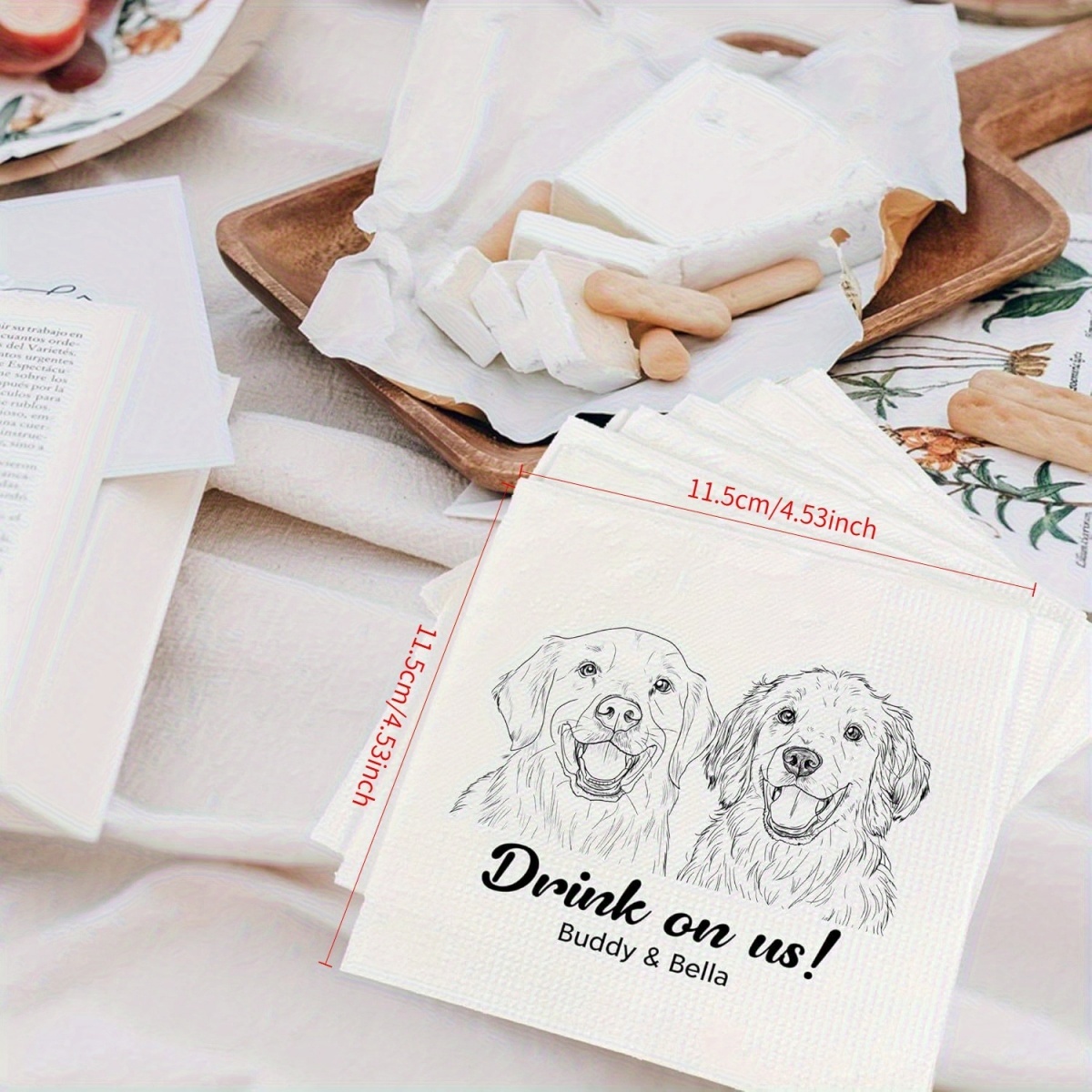 Custom Pet Portrait Cocktail N - Pet Portrait Custom ulasan dan harga